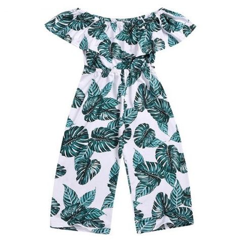 Toddler Jumpsuit, Summer Jumpsuit, Hawaii Outfits, Off Shoulder Romper, Wide Leg Romper, Off Shoulder Jumpsuit, Designer Jumpsuits, Short Sleeve Jumpsuits, Girls Summer Outfits