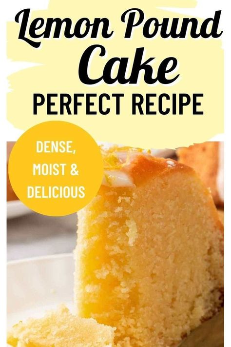 This moist lemon pound cake recipe uses both lemon zest and fresh lemon juice. Bake in a decorative bundt pan and top with a bright, tangy lemon glaze! A moist lemon pound cake with easy lemon glaze recipe! Lemon Juice Cake Recipe, Easy Lemon Glaze, Best Lemon Cake Recipe, Moist Lemon Pound Cake, Moist Lemon Cake Recipe, Microwave Peanut Butter Fudge, Lemon Glaze Recipe, Best Pound Cake Recipe, Pound Cake Glaze