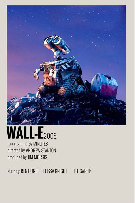 Wall E Poster Movie, Wall E Minimalist Poster, Walle Movie Poster, Wall E Aesthetic, Wall E Poster, Eva Movie, Pixar Poster, Vintage Disney Posters, Wall E Movie