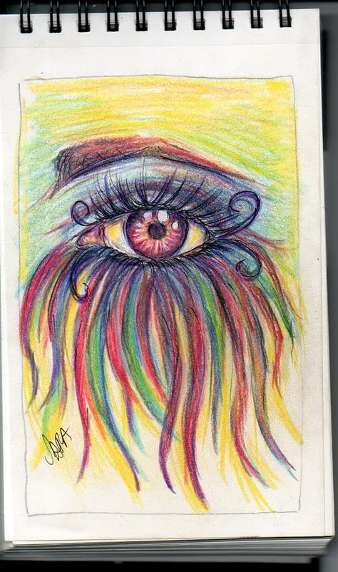 Beautiful eye.   Dibujo de ojo abstracto pintado con lapices de colores  /// Abstract eye drawing painted with colored pencils ///  #polycrhomos  #eyedrawing #eye #ojo Abstract Eye Drawing, Abstract Eye, Beautiful Eye, Eye Art, Faber Castell, Eye Drawing, Beautiful Eyes, Colored Pencils, Watercolor Tattoo