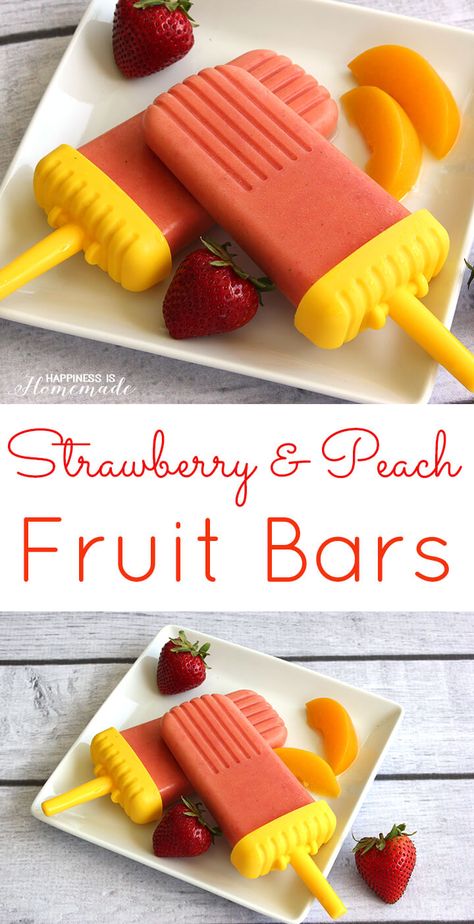 Diy Outshine Fruit Bars, Popsicles Diy, Keto Popsicles, Fruit Bars Recipe, Outshine Fruit Bars, Frozen Fruit Snacks, Peach Popsicles, Freezer Pops, Frozen Pops