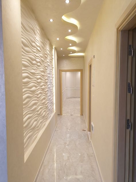 Long Passage Ceiling Design, Ceiling Design For Passage, Ceiling Design For Corridor, Passage Pop Ceiling Design, Passage False Ceiling Design, Passage Wall Design, Passage Ceiling Design, Lobby False Ceiling Design, Passage Ceiling