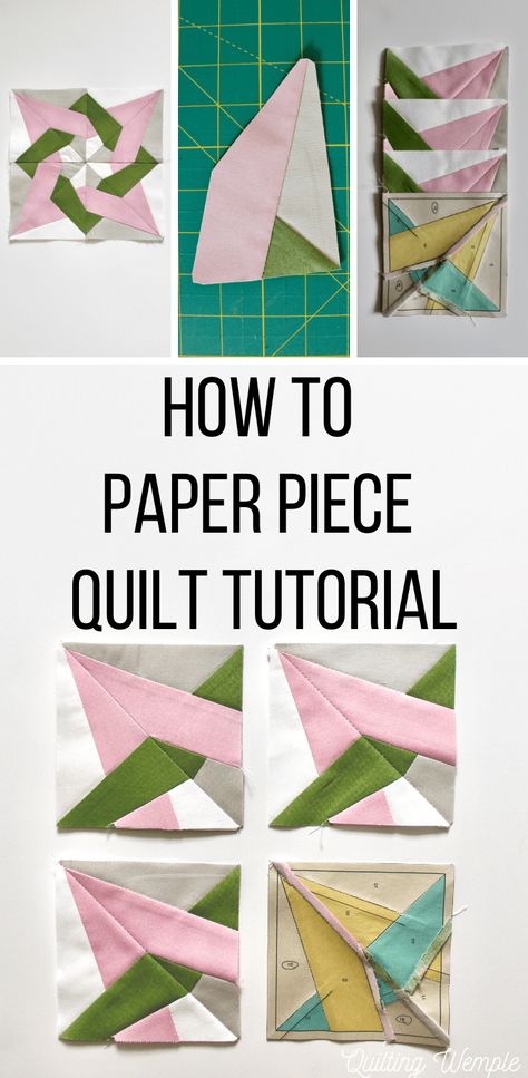 Make A Quilt For Beginners, How To Make Quilts, Quilt For Beginners, Foundation Paper Piecing Templates, Foundation Paper Piecing Tutorial, Free Paper Piecing Patterns, Paper Piecing Tutorial, Paper Pieced Quilt Patterns, Paper Quilt