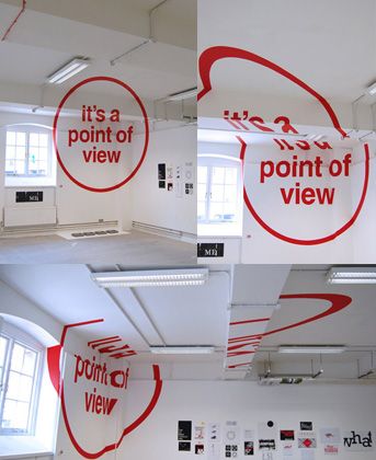 it's a point of view #installation #perspective #typography Perspective Art Installation, Anamorphic Installation, Perspective Installation, Anamorphic Typography, Perspective Typography, Typography Installation, Anamorphic Art, From Another Point Of View, Perspective Design