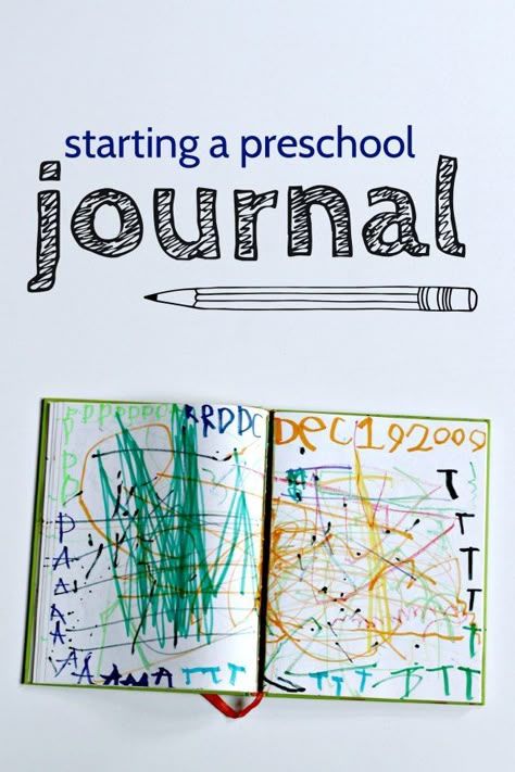 Preschool journal. Start journalling with your preschooler at home. Preschool Journaling, Pre-k Writing, School Diy Ideas, Preschool Journals, Homeschooling Materials, Preschool Language, Toddler School, Preschool Writing, Preschool Literacy