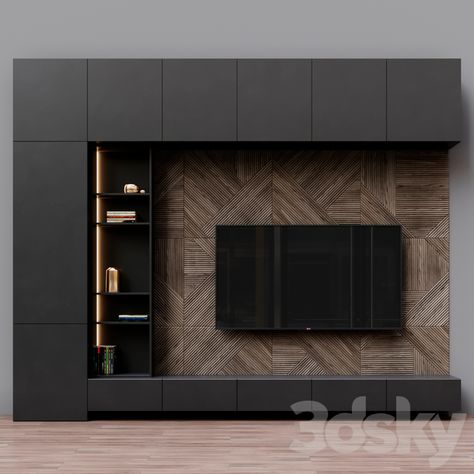 Tv Wanddekor, Tv Fal, Tv Unit Design Modern, Tv Unit Decor, Modern Tv Wall Units, Tv Unit Furniture, Tv Cabinet Design, Modern Tv Wall, Modern Tv Units