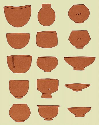 Early neolithic pottery shapes Neolithic Pottery, Pottery Shapes, Clay Bowls, Ceramic Tools, Pottery Form, Ancient Pottery, Diy Ceramic, Ceramic Techniques, Pottery Techniques