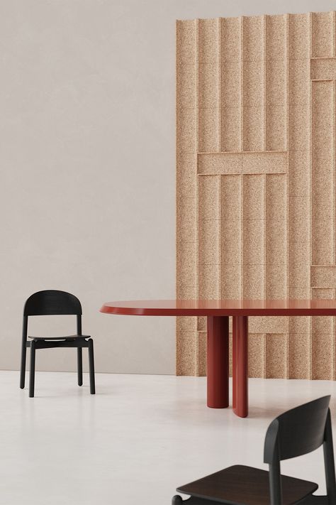 Parenthese - Greenmood - Sustainable Acoustics Acustic Panels, Acoustic Wall Panel, Cork Wall Tiles, Cork Panels, Cork Tiles, Wall Panel Design, Cork Wall, Wooden Wall Panels, Acoustic Solutions