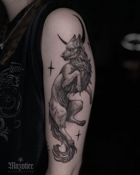 Brno! 🔥 I’ll be visiting you for the first time in a few weeks and I still have a few spots available at @revolt.ink , hit me up before they’re all gone! My idea or yours 🫡 . . . . #brno #brnotattoo #czech #czechtattoo #blackwork Medieval Wolf Tattoo, Borzoi Tattoo, Witchy Sleeve Tattoo, Wolfpack Tattoo, Traditional Horse Tattoo, Hellhound Tattoo, Dark Gothic Tattoo, Boar Tattoo, Hound Tattoo