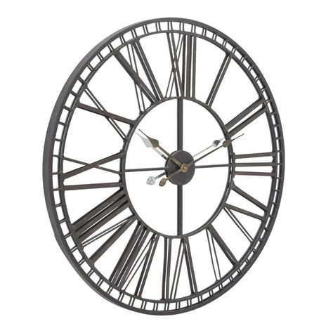 Skeleton Mirrored Wall Clock | Clocks & Accessories - Barker & Stonehouse Skeleton Mirror, Wall Clock Craft, Wall Clock Hanging, Skeleton Wall Clock, Skeleton Clock, Mirror Wall Clock, Mirrored Wall, Barker And Stonehouse, Hanging Fixture