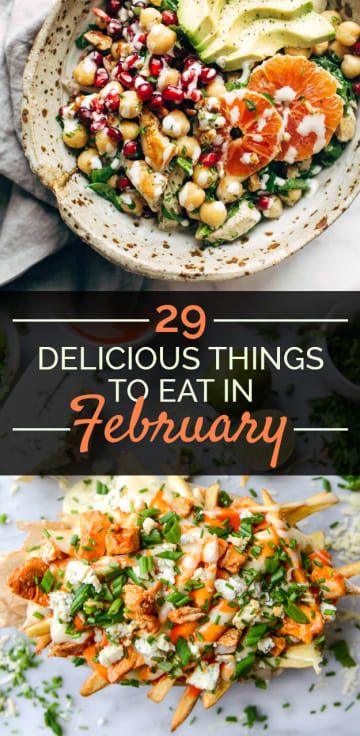 February Food Ideas, Creative Healthy Recipes, Water Foods, March Meals, February Meals, February Food, February Recipes, Homemade Brunch, Seasonal Eating