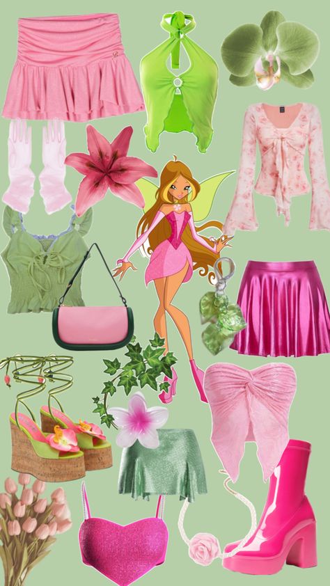 Pink Halloween Costumes, Winx Cosplay, Cartoon Halloween Costumes, Trio Costumes, Halloween Club, Cartoon Character Costume, Fairy Halloween Costumes, Hallowen Ideas, Trio Halloween Costumes