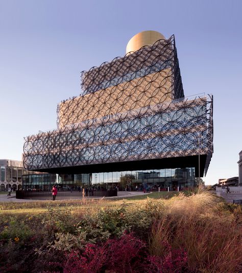 Birmingham Library — Mark Hadden - Architecture Photographer Birmingham Library, Filigree Pattern, Glass Facades, London Photography, Facades, The Library, Public Space, Architecture Photography, Interior Spaces