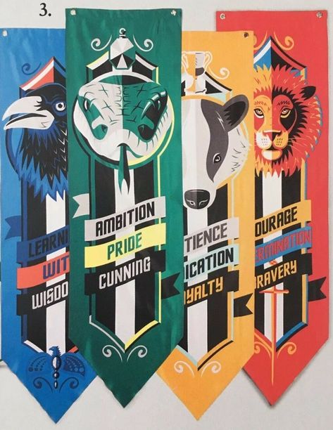 Hufflepuff Banner, Harry Potter House Banners, Harry Potter 5, Harry Potter New, Harry Potter Hogwarts Houses, Harry Potter Quidditch, Harry Potter Set, Harry Potter Stickers, School Banner