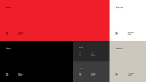 Rosso Film on Behance Modern Red Color Palette, Red Branding Color Palette, Red Palette Color, Black And Red Color Palette, Red Web Design, Film Branding, Color Palette Website, Red Color Pallets, Red Website