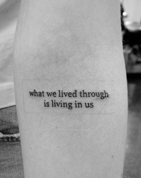 Deep Tattoo, Awareness Tattoo, Small Quote Tattoos, Meaningful Tattoo Quotes, Inspiration Tattoo, Small Meaningful Tattoos, Tattoos Geometric, Tattoo Ideas Female, Tattoo Cover