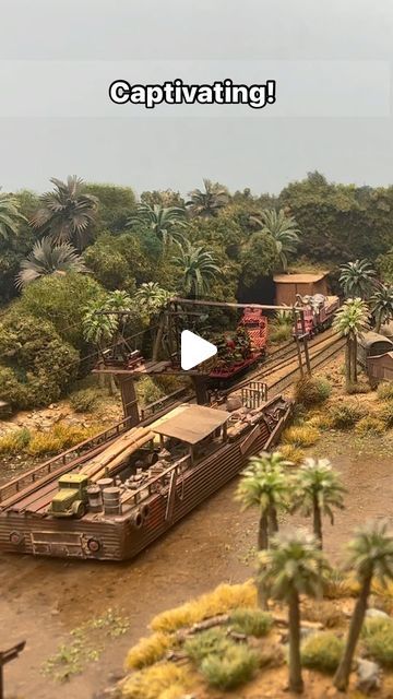 Model Trains Enthusiast | Social Media Manager on Instagram: "What a remarkable scenery! #modeltrain #jungle #talent Seen at Railexpo, Dreux France" Model Train Scenery, Model Trains, Social Media Manager, Layout, Train, Social Media, Models, France, Media