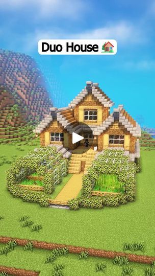 1.4M views · 52K reactions | Minecraft Duo House🏠#minecraft #minecraftbuilding #minecraftbuilds #minecrafttutorial #minecraftideas #minecrafthouses #minecraftcreations #building #duo #House #camping #reelsfypシ #foryouシ | Salted Sardine | Salted Sardine · Original audio Duo Minecraft Houses, Duo House Minecraft, Minecraft Duo House, Cute Easy Minecraft Houses, Minecraft Small Builds, Minecraft Houses Easy, Minecraft Bedding, Easy Minecraft Houses, Garden Planter Boxes