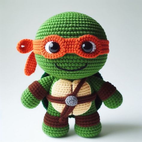 Teenage Mutant Ninja Turtles Crochet Free Pattern, Ninja Turtle Sewing Pattern, Ninja Turtles Amigurumi Free Pattern, Ninja Turtle Amigurumi Free Pattern, Crochet Tmnt Amigurumi, Ninja Turtles Amigurumi, Teenage Mutant Ninja Turtles Amigurumi, Ninja Turtle Amigurumi, Crochet Ninja Turtle Pattern Free