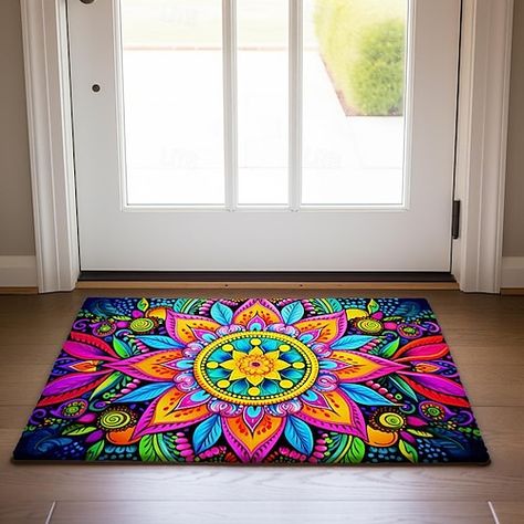 Entry Mudroom, Painting Mandala, Christmas Rugs, Deco Boheme, Entrance Rug, Bathroom Mat, Palau, Outdoor Mat, Outdoor Door Mat