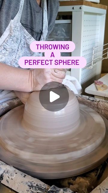 Lyndsey Roberts | Ceramic Arts on Instagram: "Orb tutorials are coming soon!
.
.
.
#orbs #sphere #gardenorb #ceramicsaretrending #potteryartist #potteryarts #ceramicarts #ceramicartworks #processvideo #process #clay #ceramics #ceramicartist #lyndseyroberts #lilacmoonceramics" Pottery Sphere Ideas, Ceramic Techniques Tutorials, Pottery Sphere, Ceramic Sphere, Pottery Tutorials, Beginner Pottery, Diy Ceramic, Ceramic Techniques, Pottery Tools