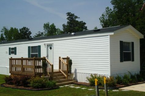 Mobile Home Remodel Exterior, Mobile Home Landscaping Ideas, Trailer Remodel Single Wide, Mobile Home Landscaping, Single Wide Remodel, Mobile Home Remodel, Mobile Home Skirting, Mobile Home Exteriors, Galaxy Slime