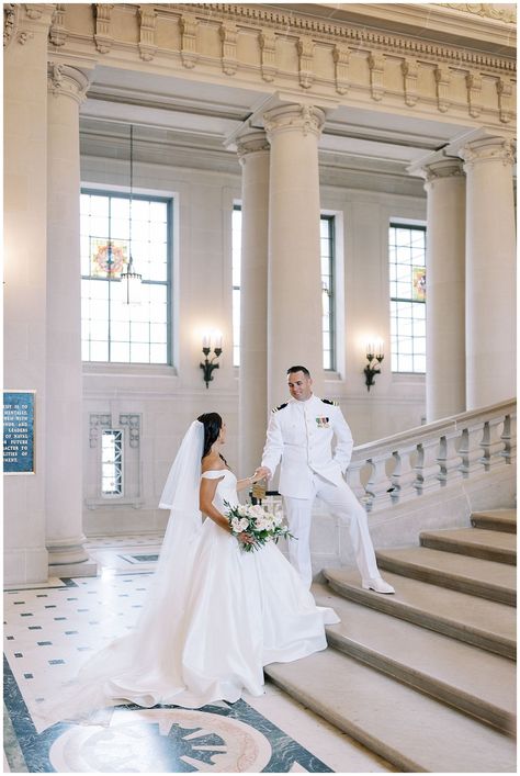 Navy wedding bouquet