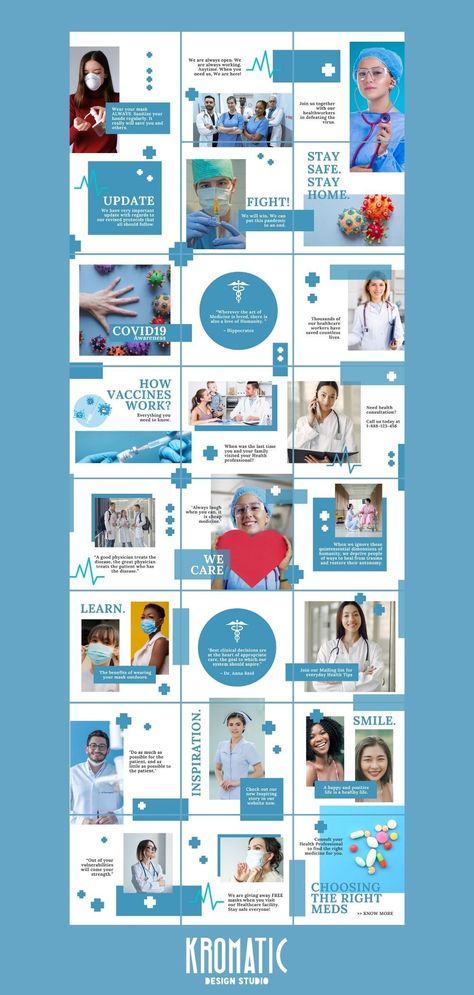 Social Media Templates Medical Instagram, Healthcare Social Media, Dental Images, Healthcare Branding, Instagram Puzzle Template, Blue Instagram, Instagram Branding Design, Puzzle Feed, Puzzle Template