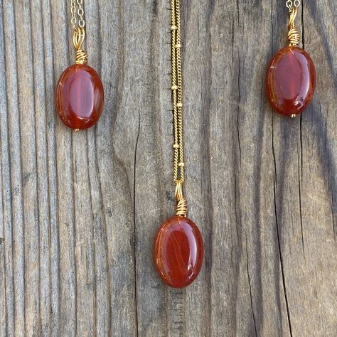 Carnelian beads