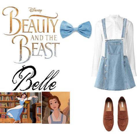 Belle Outfit Ideas, Beauty And The Beast Disneybound, Belles Dress Beauty And The Beast, Descendants Auradon, Belle Inspired Outfits, Book Character Costume, Belle Disneybound, Disney Fashion Outfits, The Beast Costume