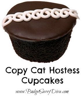 Hershey Chocolate Frosting Recipe, Hostess Cupcake Recipe, Hostess Cakes, Frost Cupcakes, Hostess Cupcakes, Cupcake Day, Cakes To Make, Chocolate Frosting Recipes, Little Debbie