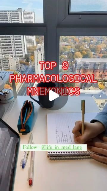 life_in_med_lane on Instagram: "9 Top Pharmacological Mnemonics! 💊

Save this video! 📹 

The content is crucial for all med students, featuring essential tricks to remember key pharmacology concepts using mnemonic patterns. 

These mnemonics can make studying easier and more effective, helping you retain important information. 

Don’t miss out!🙋🏻‍♀️

Share on your stories for others who might benefit from this video. 

Let’s spread knowledge and help each other succeed in our medical journeys. 

Together, we can make learning more accessible and enjoyable for everyone.

Drop your suggestions and additional mnemonics in the comments below.

Follow - @life_in_med_lane 📖⚕️🩺👩🏻‍⚕️

[ Medical Students, NEET, USMLE, MBBS, Nursing, Pharmacology, Study Tips, Exam Prep, Med School, Medical E Pharmacology Nursing Study, Pharmacology Mnemonics, Nursing Pharmacology, Pharmacology Studying, Medical Mnemonics, Nursing Mnemonics, Pharmacology Nursing, Exam Prep, Nursing Study