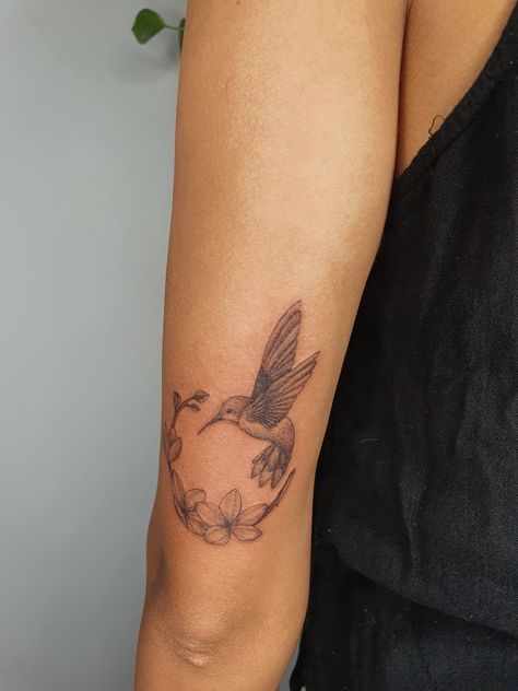 Hummingbird And Flower Tattoo, Hummingbird Tattoo With Flowers, Hummingbird And Flower, Tattoo With Flowers, Sunset Tattoos, Poppies Tattoo, Hummingbird Tattoo, Poppy Flower, Flower Tattoos