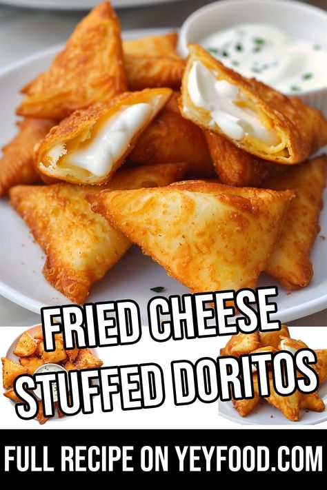 Fried Cheese Stuffed Doritos Cheese Stuffed Doritos, Dorito Pizza Rolls, Cream Cheese And Bacon Stuffed Doritos Chicken Recipe, Cream Cheese And Bacon Stuffed Doritos, Fried Cheese Stuffed Doritos, Cheese Its Recipe Snacks, Stuffed Cheese Bread, Stuffed Doritos, Fried Cheese Sticks