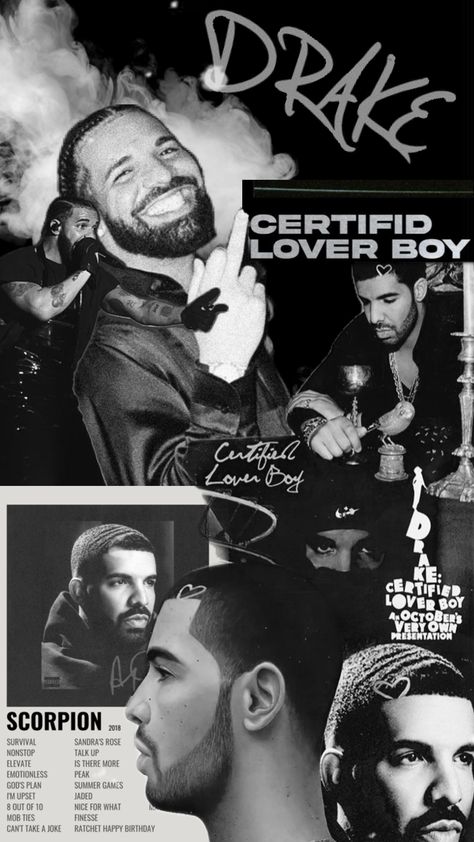 #drake #vibes #music #wallpaper #art #drakeshuffle #fyp #quotes Drake Pictures Aesthetic, Drake Album Aesthetic, Drizzy Drake Wallpaper, Drake Poster Black And White, Drake Black And White Aesthetic, Wallpaper Backgrounds Drake, Drake Album Wallpaper, Drake Collage Wallpaper, Drake Aesthetic Wallpaper Iphone