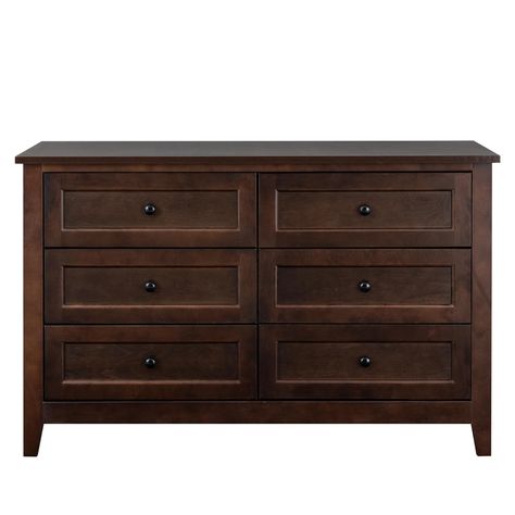 PRICES MAY VARY. [Retro and Stylish Design]: The 6-Drawers Auburn Rectangle Wood Dresser Chest of Drawers features a retro design with a modern twist, making it a stylish and functional addition to your living room, hallway, entryway, or bedroom. The combination of auburn wood and round handlebar drawer pulls creates a visually appealing piece of furniture. [Ample Storage Space]: This dresser chest of drawers offers ample storage space with six drawers, providing convenient organization for your Dresser Bar, Solid Wood Dresser, Sideboard Storage Cabinet, Painted Drawers, Linen Cabinet, Wood Dresser, Table Wood, Sideboard Storage, Dressers And Chests