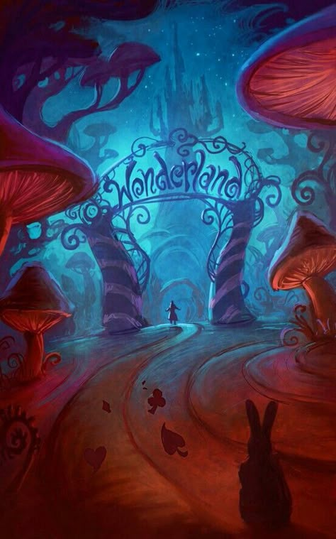 Alice in Wonderland, art. Alice In Wonderland Aesthetic, Foto Disney, To Wonderland, Alice's Adventures In Wonderland, Alice Madness, Wonderland Quotes, Arte Disney, Adventures In Wonderland, Wonderland Party