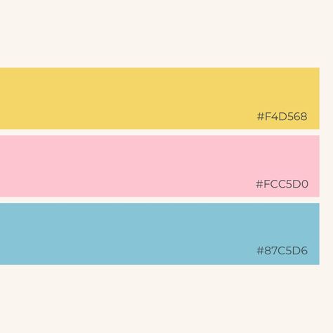 Mustard yellow, pale pink and pale blue colour combo for branding design inspiration Pink And Yellow Colour Palette, Dream Playroom, Blue Pallets, Disney Minimalist, Yellow Pantone, Yellow Palette, Launch Plan, Color Palette Yellow, Pink Palette