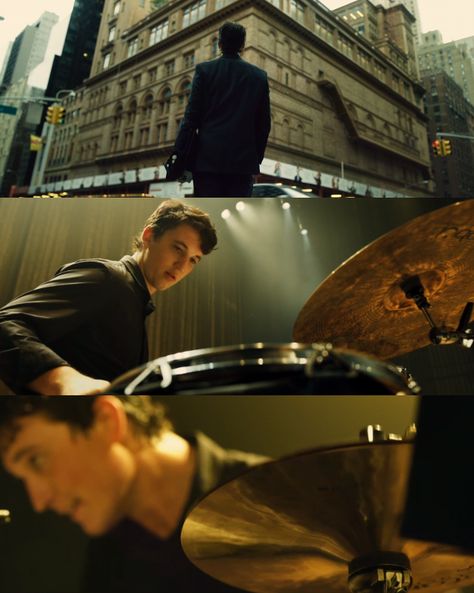 Whiplash stills Whiplash Film Stills, Whiplash Final Scene, Best Movie Stills, Whiplash Screencaps, Whiplash Cinematography, Movie Stills Cinematography, Whiplash Movie, Film Composition, Cinematography Composition