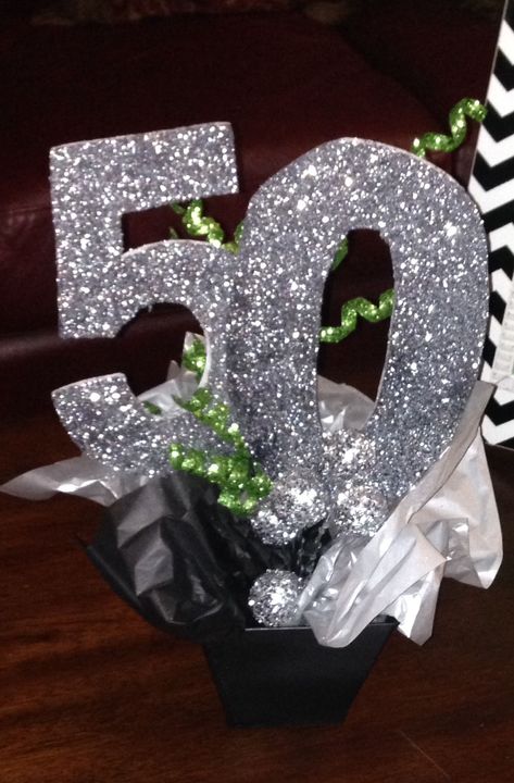 Centerpieces For 50th Birthday Party, Birthday Centerpiece Ideas, 50th Birthday Party Diy, 50th Birthday Party Centerpieces, 50th Birthday Centerpieces, 50th Wedding Anniversary Decorations, Diva Party, Dj Photo, Number 42