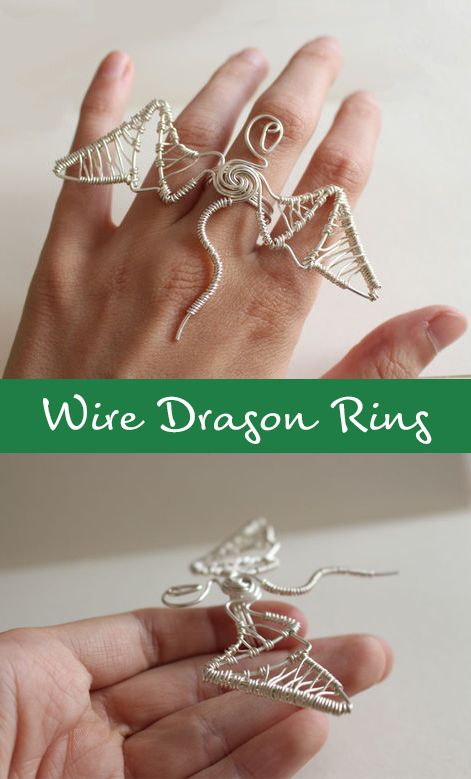 Wire Dragon, Trendy Chokers, Wire Jewelry Rings, Delicate Choker, Gold Leaf Necklace, Star Charm Necklace, Dragon Ring, Dragon Jewelry, Diy Wire Jewelry