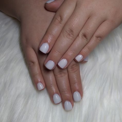 White Acrylic Overlay Overlay White Nails, Acrylic Overlay On Natural Nails Short, Natural Acrylic Overlay Nails, Overlay On Real Nails, White Acrylic Overlay Nails, Dip Overlay Nails, Acrylic Layover Nails Short, White Overlay Nails, French Overlay Nails