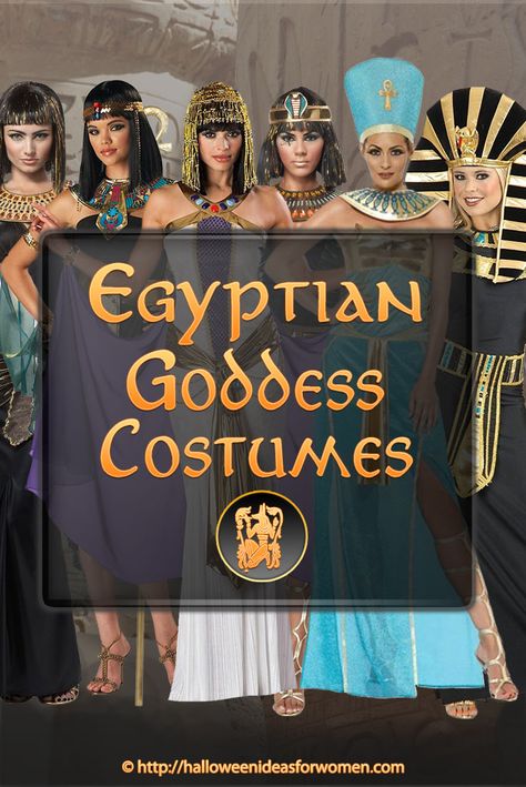 Egyptian Goddess Costume Walk Like an Egyptian in One of These Stunning Goddess Costumes Egyptian Queen Costume Plus Size, Bastet Costume Diy, Eygptain Goddess Costume, Diy Cleopatra Outfit, Egyptian Dress Up, Nefertiti Costume Diy, Egyptian Cosplay Woman, Egyptian Halloween Costume Women, Diy Egyptian Goddess Costume