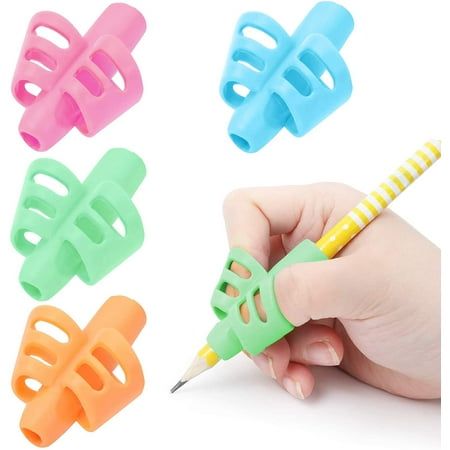 This pencil grips can guide fingers into proper position. So it can easily get your kids to hold writing utensils correctly. Through improve handwriting help to give more control,then build a positive handwriting habit. Our products designed to be soft and lovely,thus we believe that kids will love handwriting after using these grippers. Size: 1.8" x 0.2" x 1.8".  Color: Multicolor. Dysgraphia Activities, Pencil Grasp, Hand Health, Kids Handwriting, Typing Skills, Improve Your Handwriting, Dysgraphia, Improve Handwriting, Pen Writing