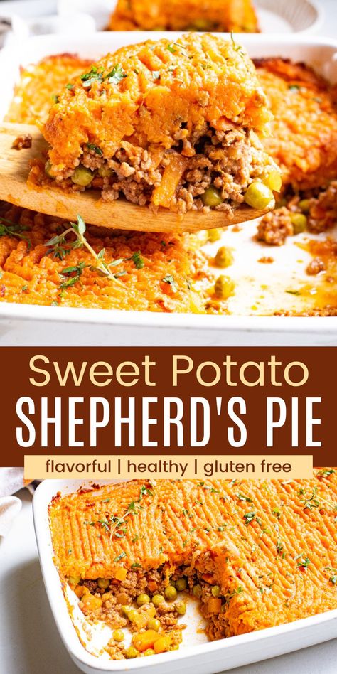 Sweet Potatoes Shepherds Pie, Cottage Pie With Sweet Potato, Turkey Sweet Potato Shepherds Pie, Sweet Potato Sheppards Pie, Healthy Shepards Pie, Sheppards Pie Recipe, Sweet Potato Shepards Pie, Potato Shepherd's Pie, Shepards Pie Recipe