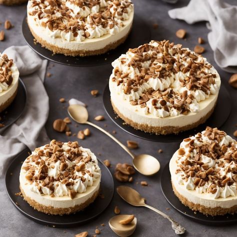 Banoffee Cheesecake Recipe | Recipes.net Banoffee Cheesecake, Delicious Cheesecake Recipes, Breakfast Cocktails, Healthy Fruit Desserts, Alfredo Sauce Recipe, Food Substitutions, Bread Snacks, Digestive Biscuits, Cocktail Desserts