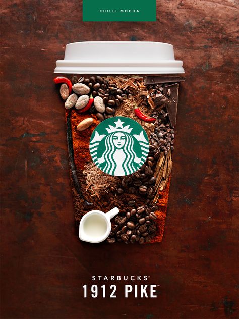 Coffee Advertising Ideas, Coffee Creative Ads, Starbucks Poster, Coffee Advertisement, Coffee Education, Coffee Ads, Drink Of The Day, Free Starbucks Gift Card, Coffee Advertising