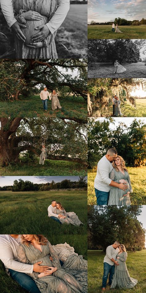 Maternity Photography Rustic, Oak Tree Maternity Photos, Oak Tree Photoshoot, Willow Tree Maternity Photos, Creative Outdoor Maternity Photos, Maternity Photography In Woods, Maternity Photos In A Field, Maternity Photos Woods, Maternity Photography Woods