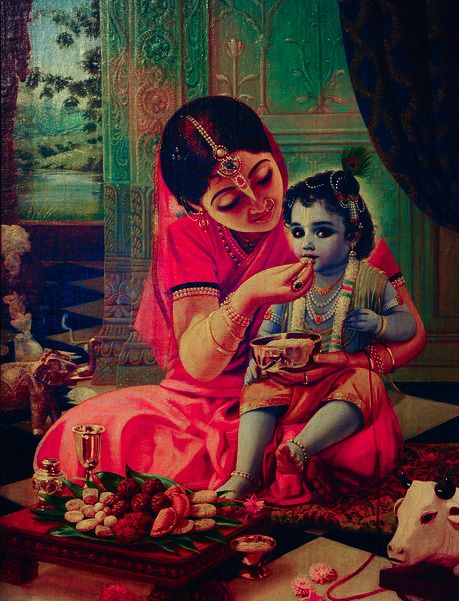 On the Path of Devotion — Yashoda feeds Bal Krsna. Within bhaktimarg we... Yashoda Krishna, Little Krishna, Peace Illustration, Baby Krishna, Radha Krishna Wallpaper, Sri Krishna, Vedic Art, Lord Krishna Wallpapers, Krishna Radha Painting