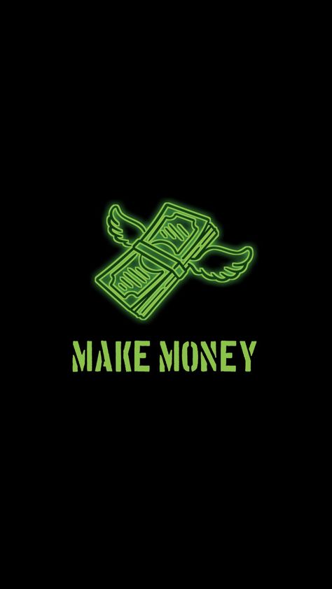 Make money wallpaper,neon,green design Money Bag Wallpaper, Green Money Wallpaper, Green Money Aesthetic, Money Aesthetic Green, Make Money Wallpaper, Green Wallpaper Phone, Green Dollar, Green Money, Background Mobile